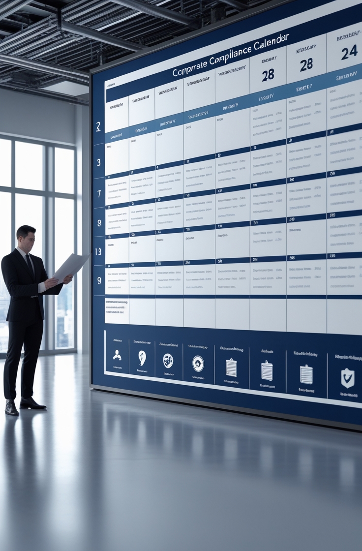 Monthly Compliance & Governance Reporting Calendar